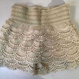 Lace shorts